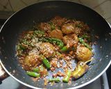 A picture of step 6 of Beans Dhokli.