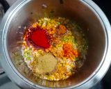 A picture of step 2 of Baingan Bharta.