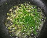 A picture of step 2 of Garlicky green gram.