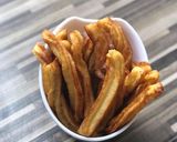 A picture of step 3 of Churros.