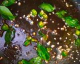 A picture of step 4 of Leftover paratha Patra (famous Gujarati dish).