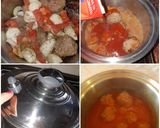 Foto del paso 3 de la receta: Arroz c/Champiñones y vegetales Más Salsa con Albóndigas