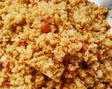 Hình bước làm 5 của món Cơm chiên Hồng Kông