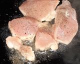 A picture of step 7 of Chicken Quiche.