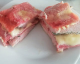 Foto del paso 5 de la receta: Pastel de Pavo al Ajillo con Jamón y Queso