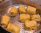 A picture of step 8 of Bread Khaman.