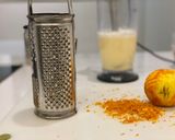 Foto del paso 1 de la receta: Tortilla de avena y almendras naranja 🍊