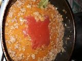 Ñoquis especiados con salsa tipo boloñesa