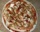 A picture of step 11 of Pizratha (pizza paratha).