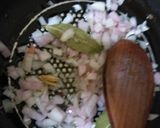 A picture of step 4 of Eggs korma and rice pilau.