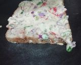 A picture of step 5 of Rava & Mix Veg Toast.