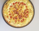 Une image de l'étape 5 de #Tarte chèvre tomate.