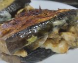 Foto del paso 6 de la receta: Sandwich de berenjena, pollo bbq y queso🧀🌯🥙🍆