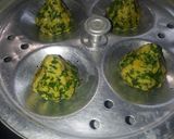 A picture of step 3 of Mayonnaise Palak Dumplings modak.