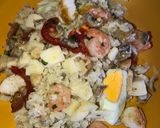 Foto del paso 5 de la receta: Ensalada tibia de arroz, camarones y champiñones!!👌👌