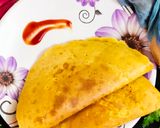 बेसन का क्रिस्पी चीला (besan ka crispy cheela recipe in Hindi) रेसिपी चरण 4 फोटो