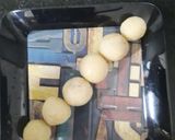 A picture of step 3 of Kaju truffle.