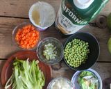 Foto del paso 1 de la receta: Petits pois a la française (Chícharos a la francesa)