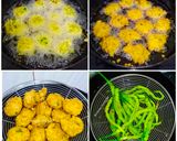 A picture of step 4 of Masala Dalwada with Chutney.