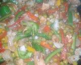 A picture of step 6 of Chinese biryani.
