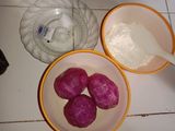 Ceker ayam ubi jalar ungu simple