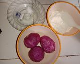 Foto langkah ke 1 dari resep Ceker ayam ubi jalar ungu simple.