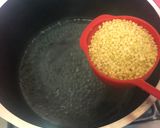 A picture of step 1 of Couscous Porridge..