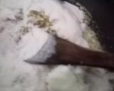 A picture of step 2 of Singhara flour Salam Pak.