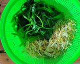 Foto langkah ke 2 dari resep Pelecing kangkung dan tauge.