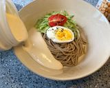 Hình bước làm 1 của món 콩국수-Mì đậu nành