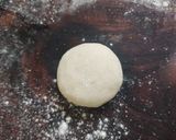 A picture of step 3 of Matar ki kachori.