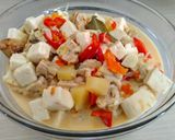 Foto langkah ke 5 dari resep Tahu tempe kentang masak santan.