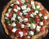 A picture of step 9 of Pan Paneer Pizza.