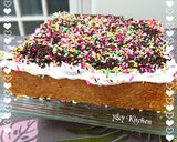 Foto langkah ke 6 dari resep Simple sponge cake lembut no sp (topping meises).