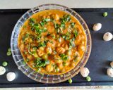 A picture of step 6 of Rich Fox nut & peas curry without khoya.