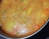 A picture of step 5 of Tamatar matar Aloo ki sabji.