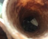 A picture of step 2 of Coffee cone cake.