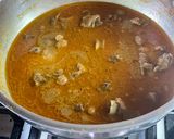 A picture of step 6 of Deghi Mutton Karahi.