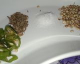 A picture of step 2 of Eggs with veggies.