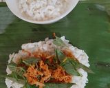 Foto langkah ke 3 dari resep Nasi bakar ayam kemangi.