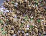 A picture of step 2 of Qeemay k Samosay (How to wrap samosa step by step).