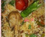 A picture of step 4 of Chicken biryani.