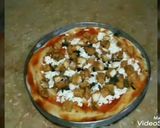 A picture of step 8 of Sweet and sour chicken pizza.
