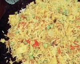 A picture of step 6 of Veg Tawa poulao.