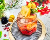 A picture of step 7 of Fruits fizler mocktail.
