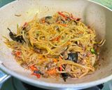 Foto langkah ke 4 dari resep Pepaya muda tumis daging.