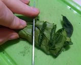 Foto del paso 3 de la receta: Espinacas: corte chiffonade