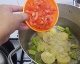 A picture of step 7 of Simple chicken and veg soup.