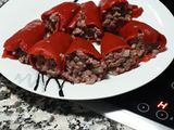 Pimientos rellenos gratinados