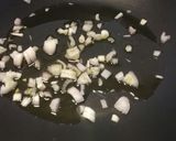 A picture of step 1 of Pistachio and smoked salmon risotto.